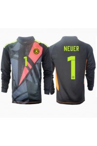 Fotbalové Dres Německo Manuel Neuer #1 Brankářské Domácí Oblečení ME 2024 Dlouhý Rukáv